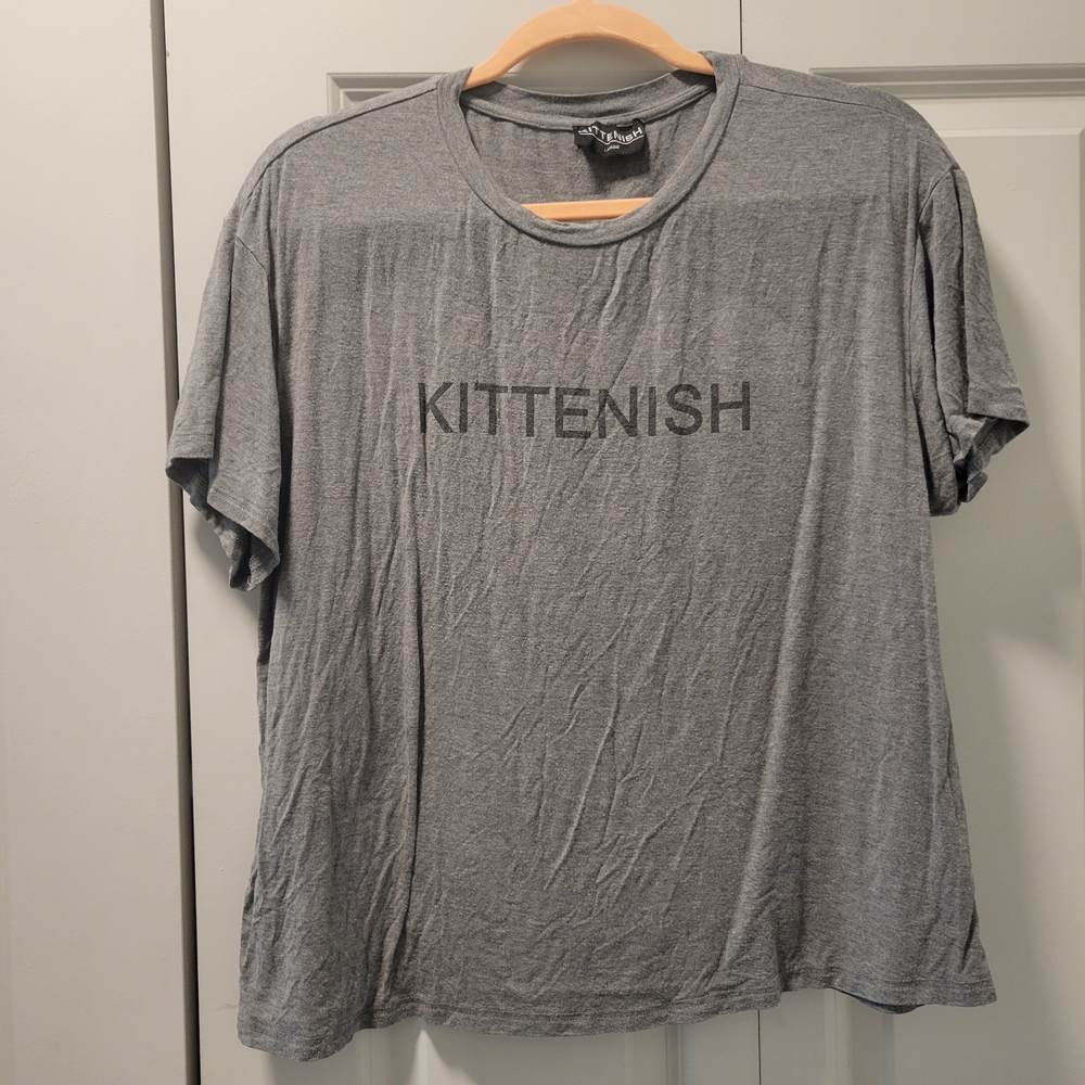 Kittenish Gray Short Sleeve Tee